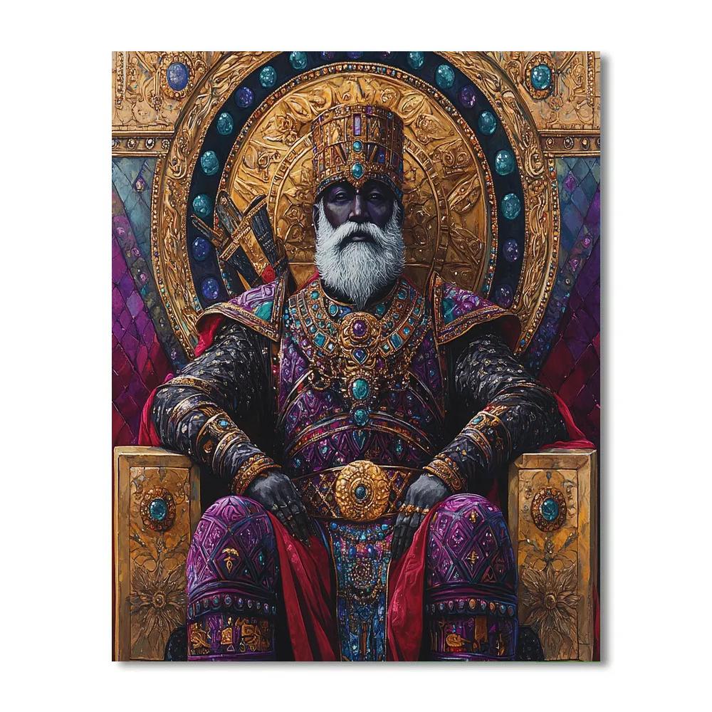 Gustave Moreau Inspired Mythic Warrior DIY paint by numbers