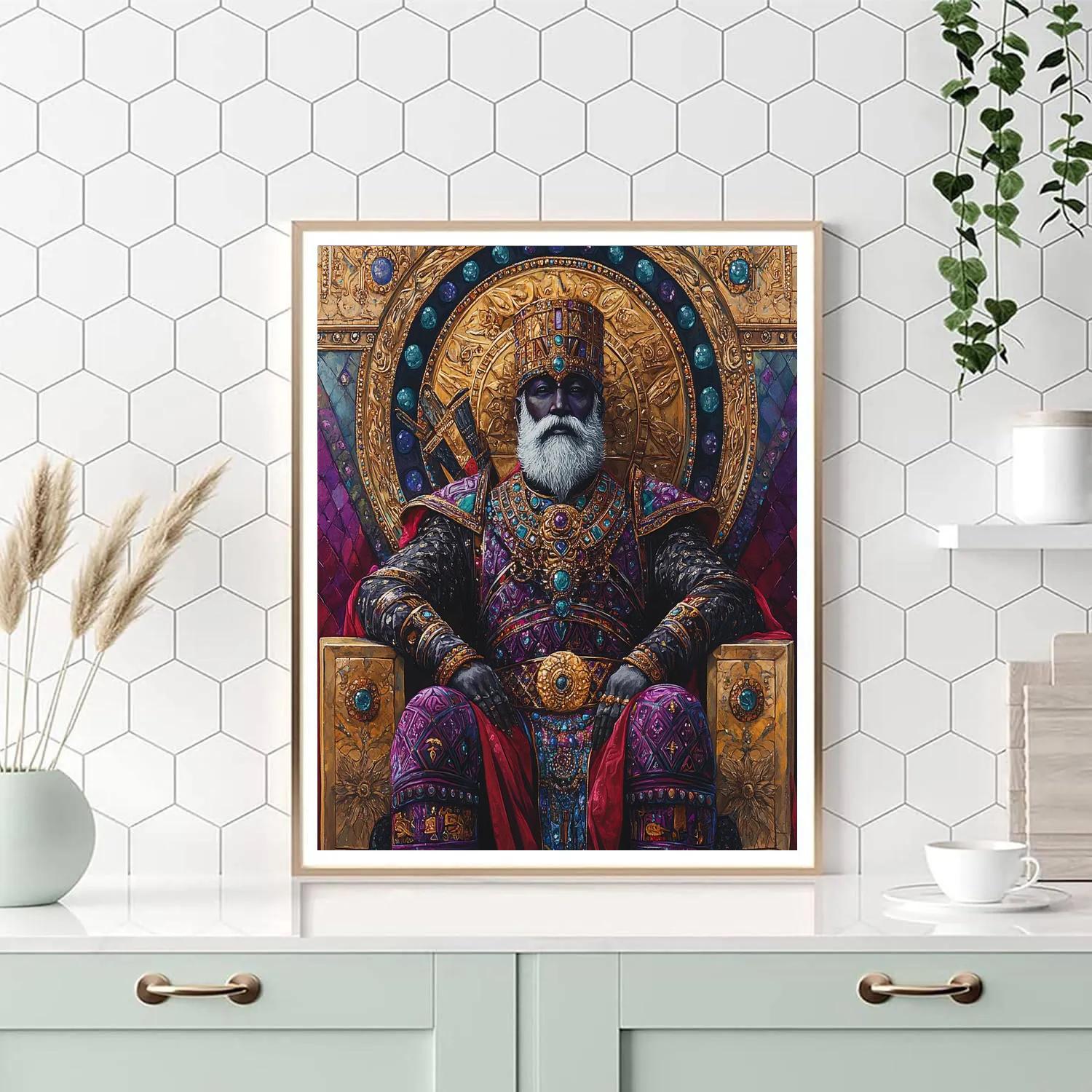 Gustave Moreau Inspired Mythic Warrior DIY paint by numbers