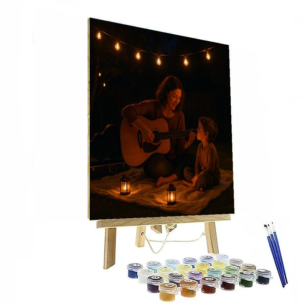 Moonlight Concert Serenade paint by color
