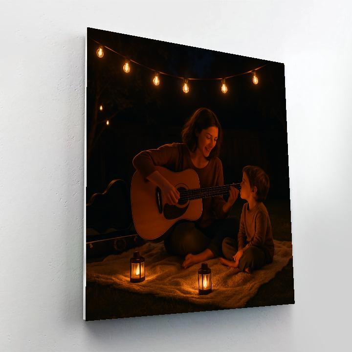 Moonlight Concert Serenade paint by color