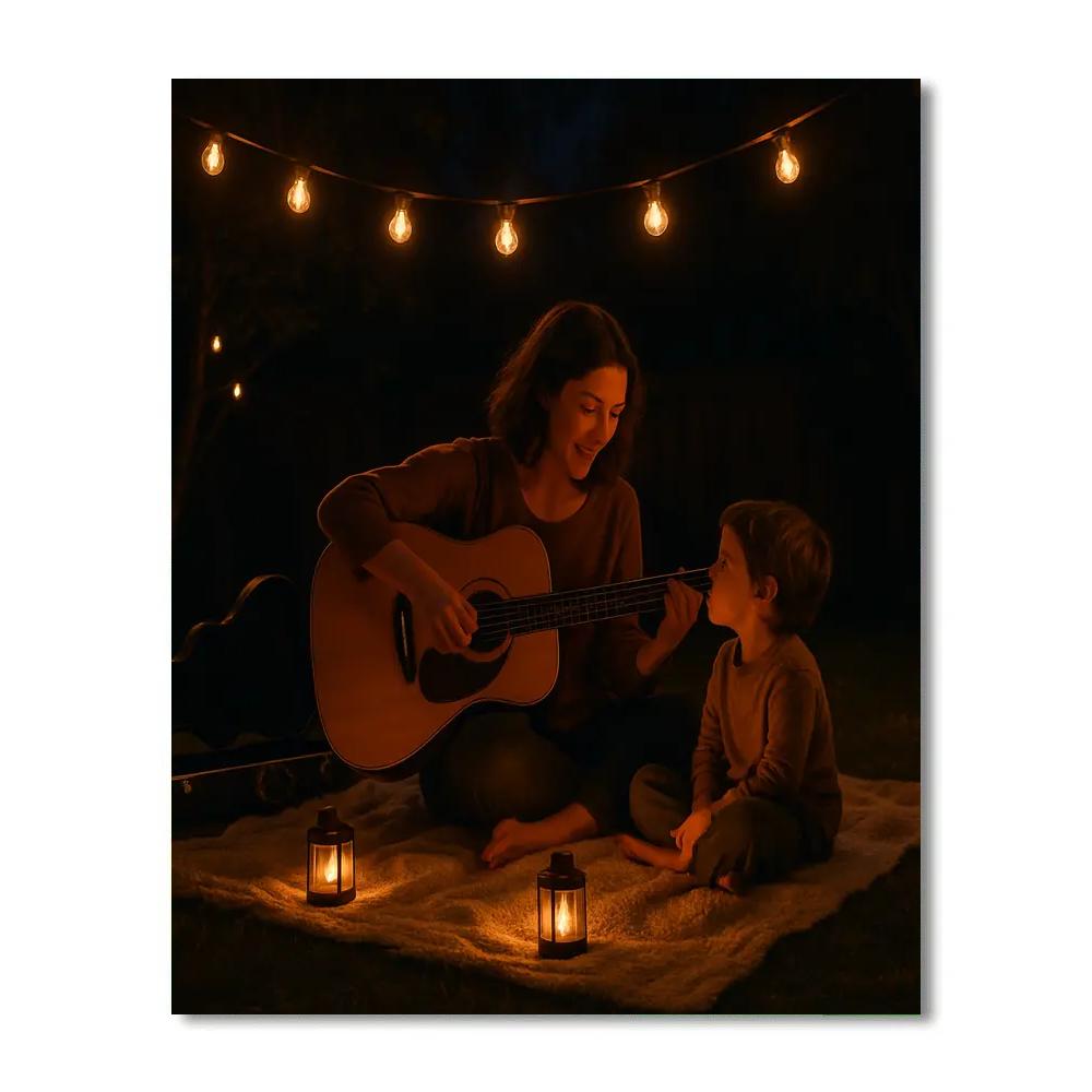 Moonlight Concert Serenade paint by color