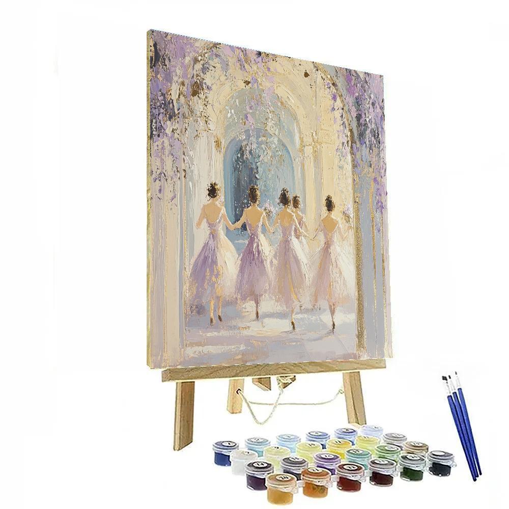 Antoine Watteau Inspired Garden Masquerade Paint by numbers art