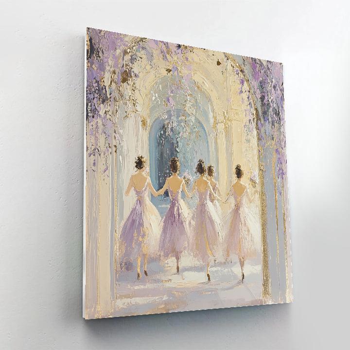 Antoine Watteau Inspired Garden Masquerade Paint by numbers art