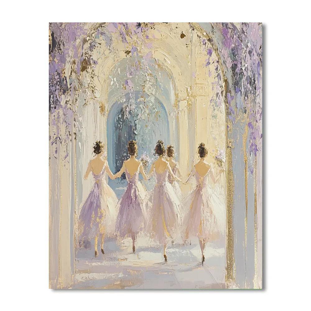 Antoine Watteau Inspired Garden Masquerade Paint by numbers art