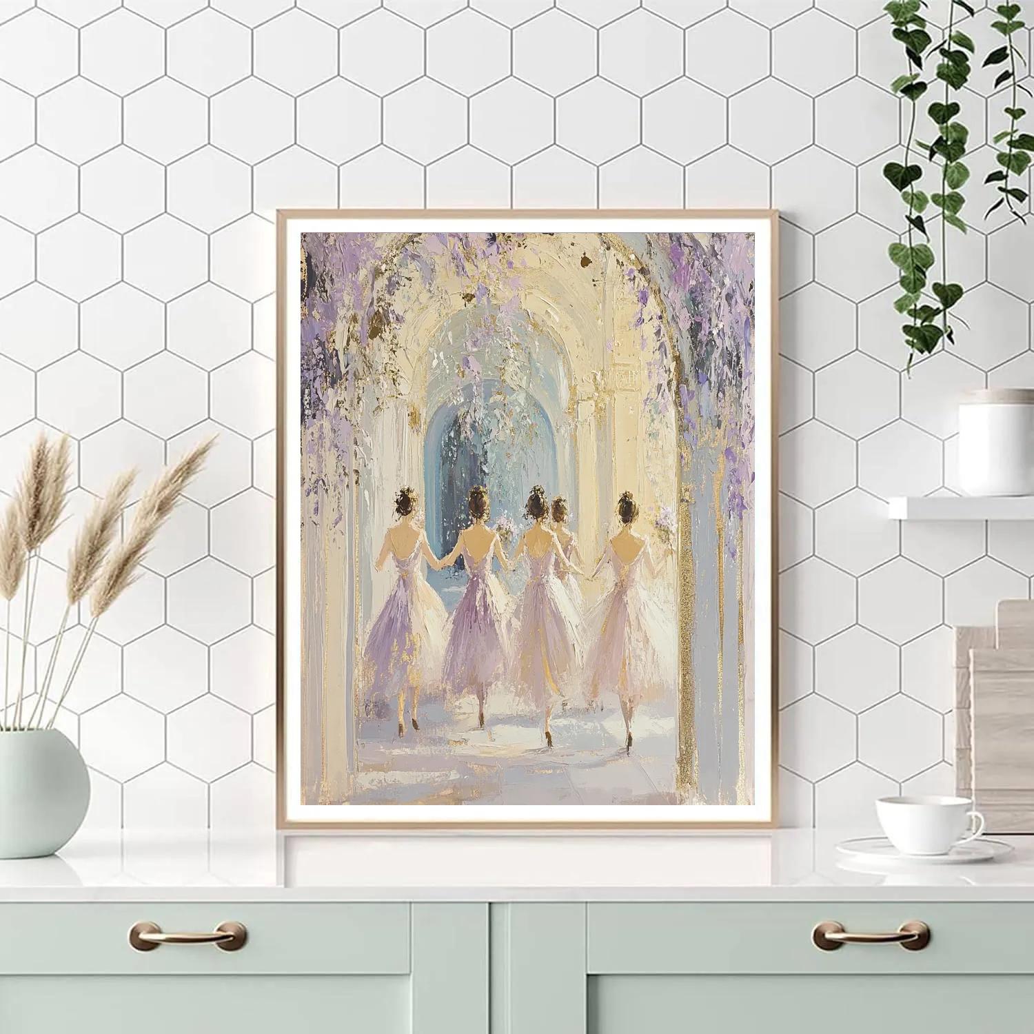 Antoine Watteau Inspired Garden Masquerade Paint by numbers art