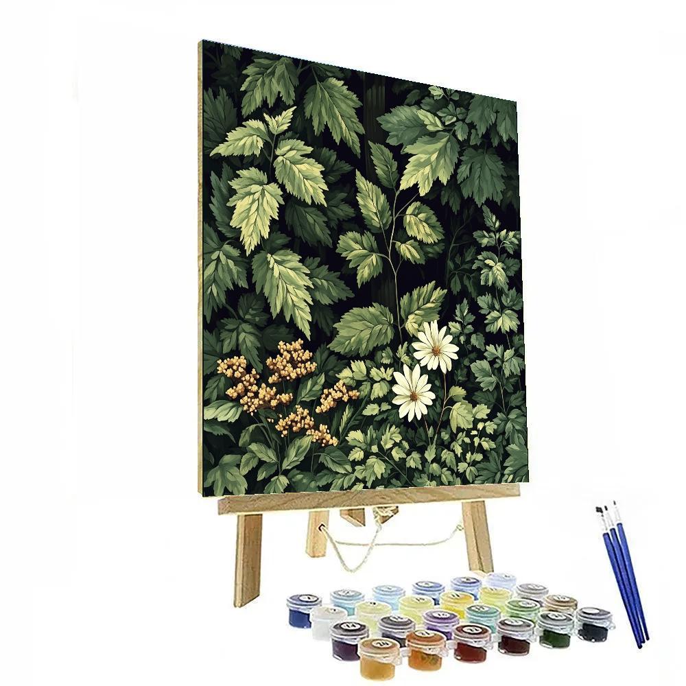Albrecht Dürer Inspired Forest Study paint by numbers