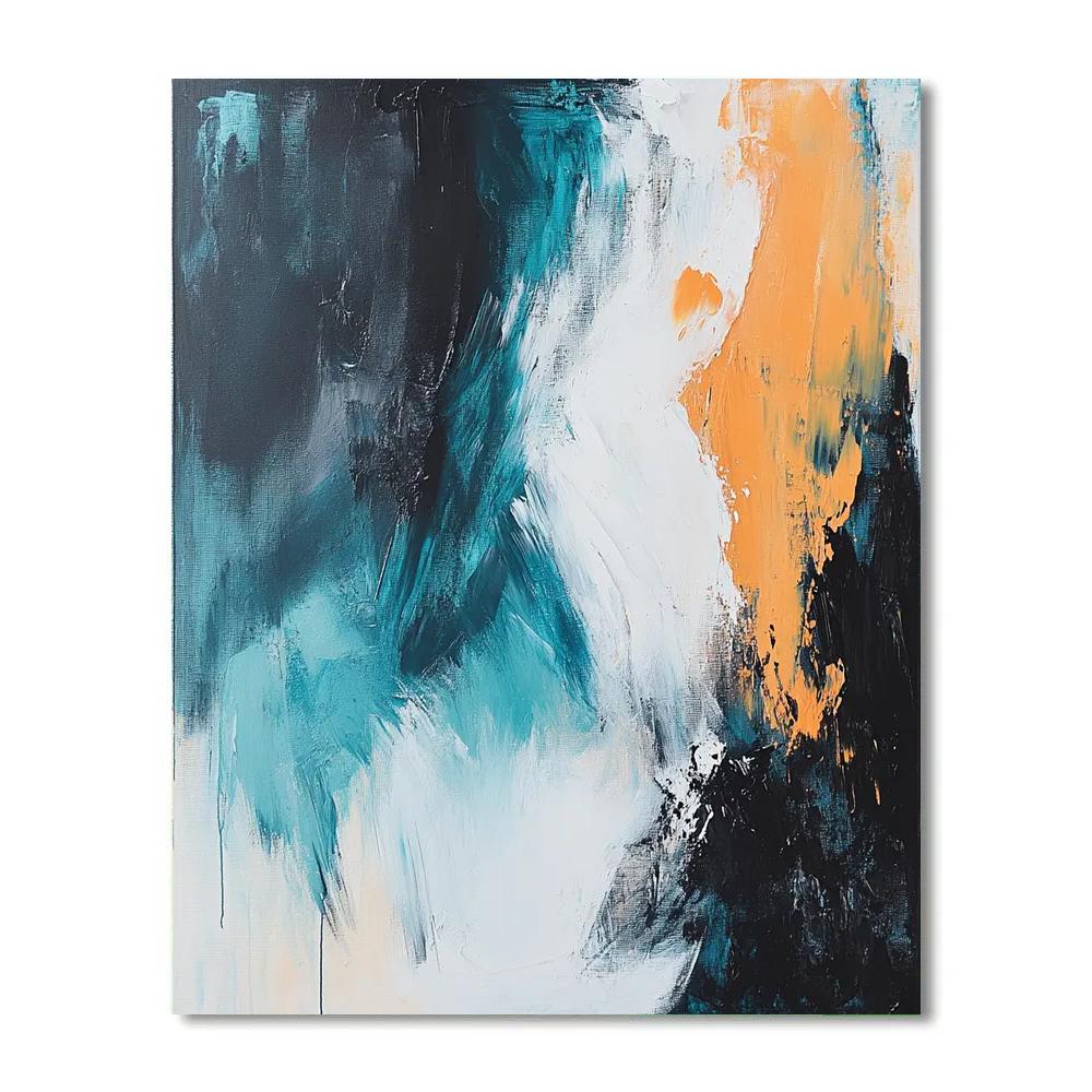Willem De Kooning Inspired Abstract Figure Number painting