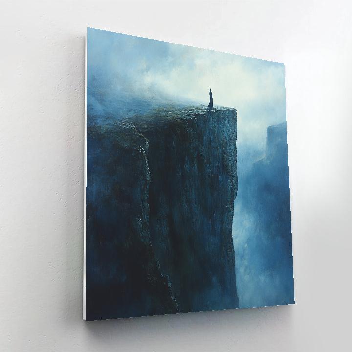 Caspar David Friedrich Inspired Lone Walker Numbered painting kits