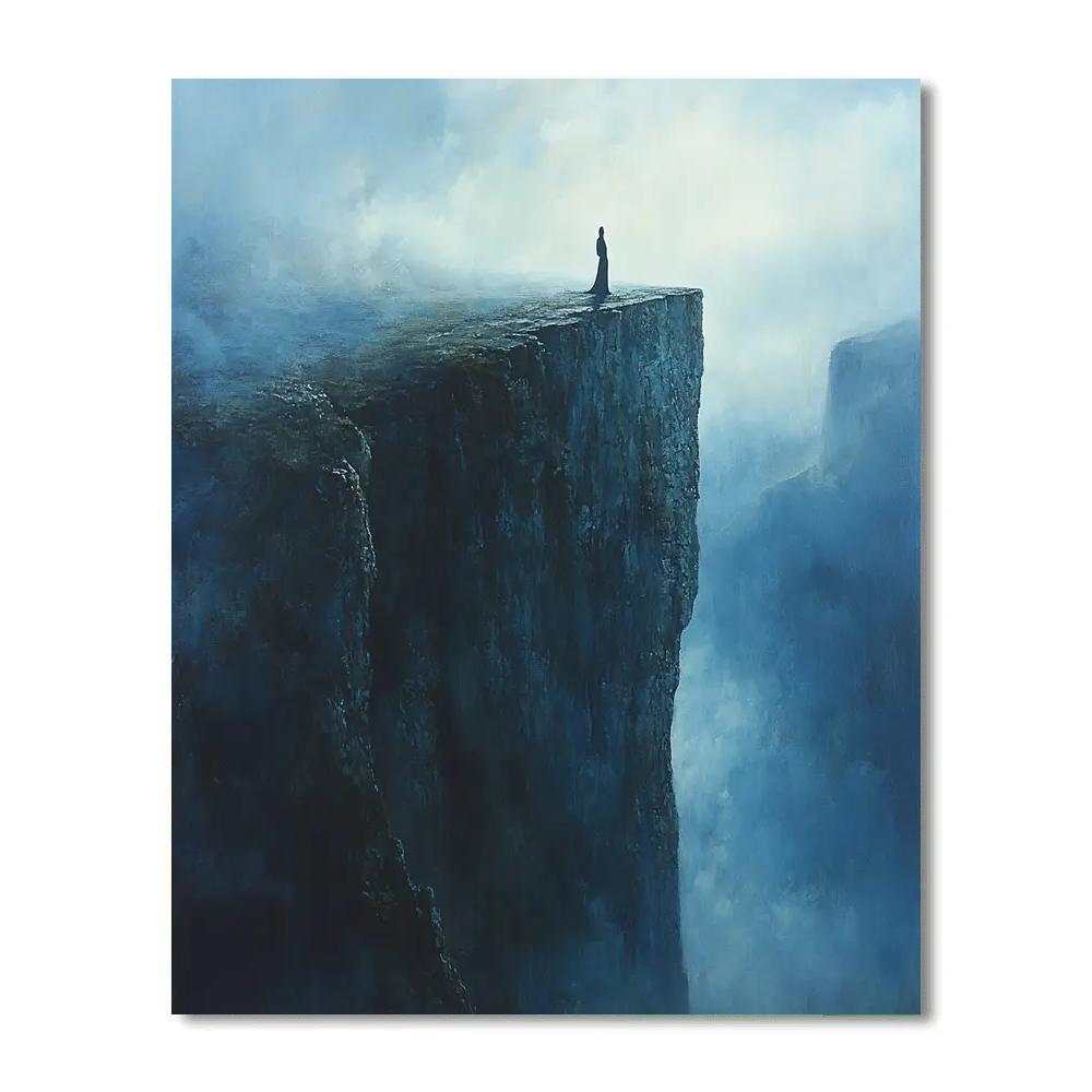Caspar David Friedrich Inspired Lone Walker Numbered painting kits