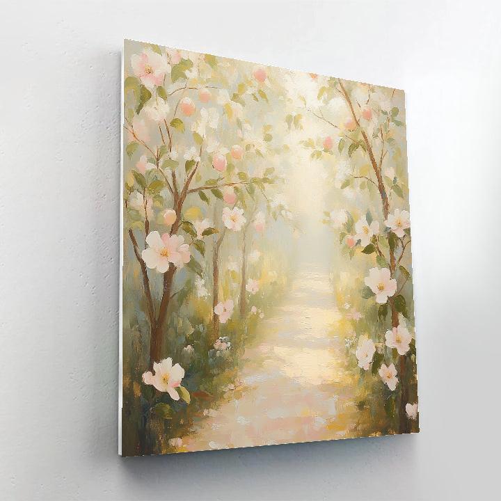 Monet Inspired Orchard Path Paint by numbers kits