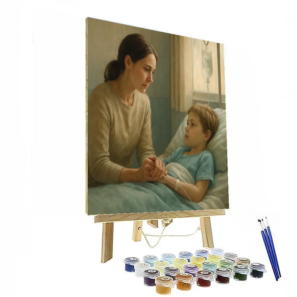 Mother Supporting Hospital Recovery Numbered painting kits