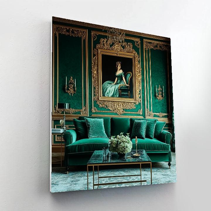 Gustav Klimt Inspired Tea Salon DIY paint by numbers