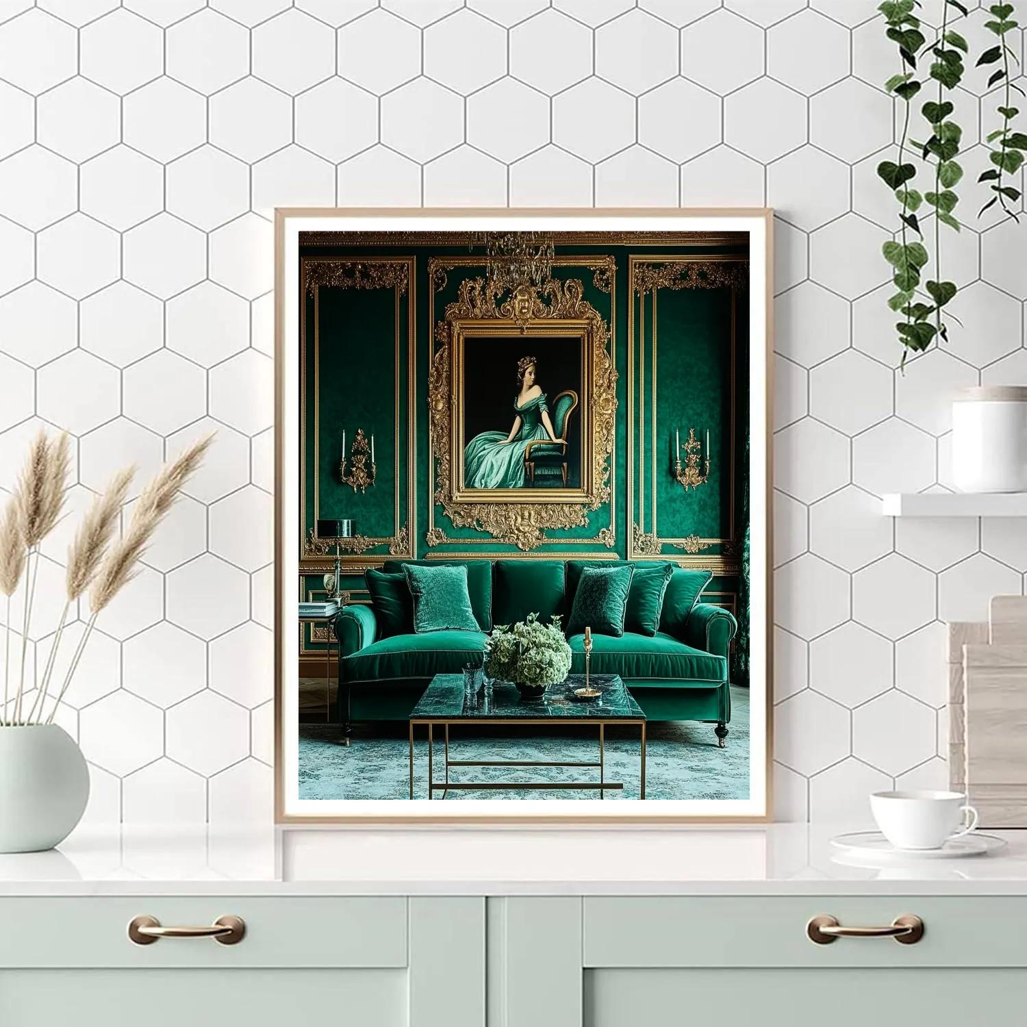 Gustav Klimt Inspired Tea Salon DIY paint by numbers