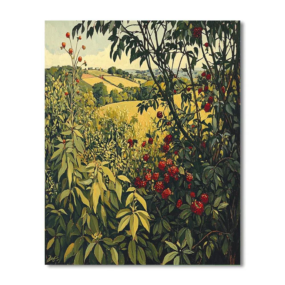 Frida Kahlo Inspired Kitchen Garden Numbered painting kits