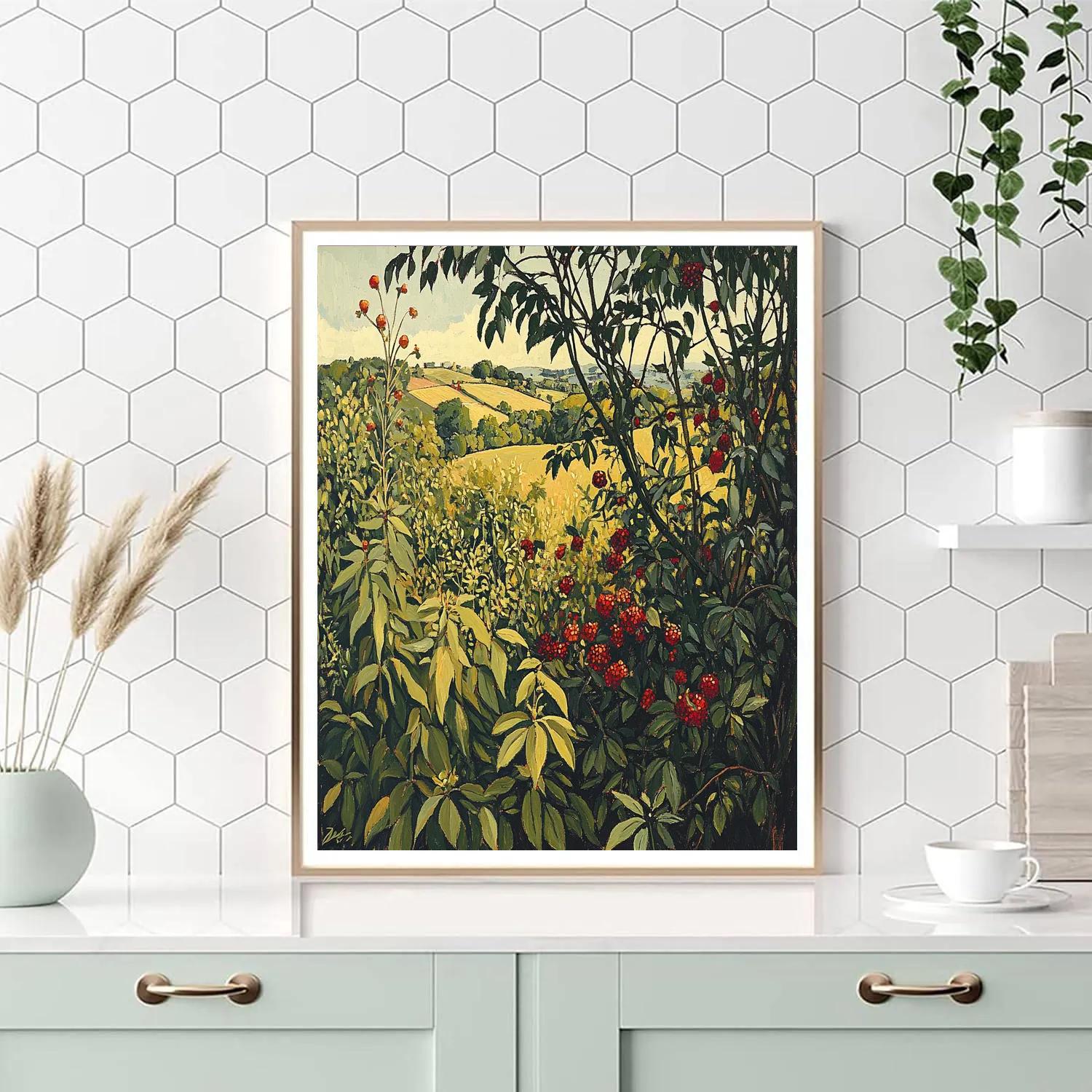 Frida Kahlo Inspired Kitchen Garden Numbered painting kits