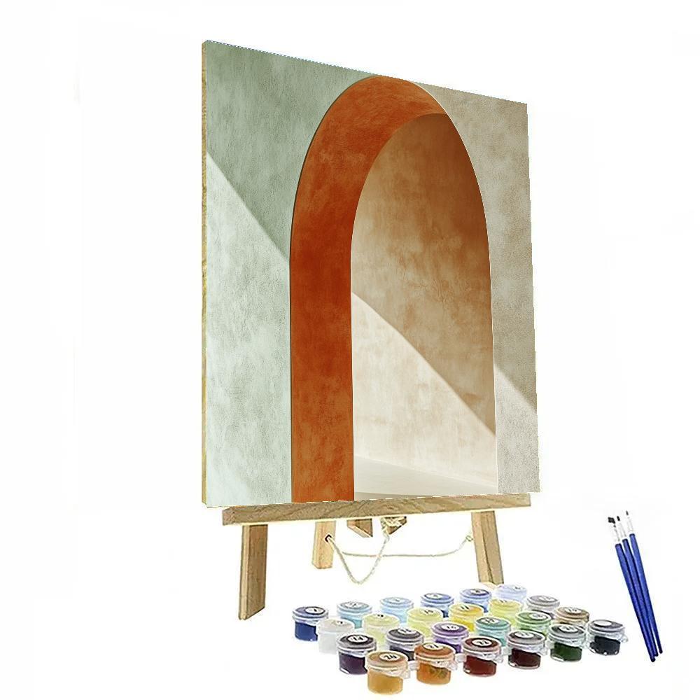 Georgia OKeeffe Inspired Desert Arch Numbered painting kits