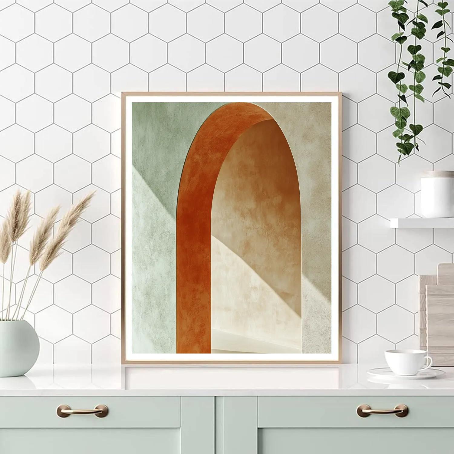 Georgia OKeeffe Inspired Desert Arch Numbered painting kits