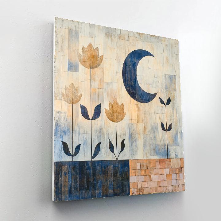 Paul Klee Inspired Moon Garden paint by numbers