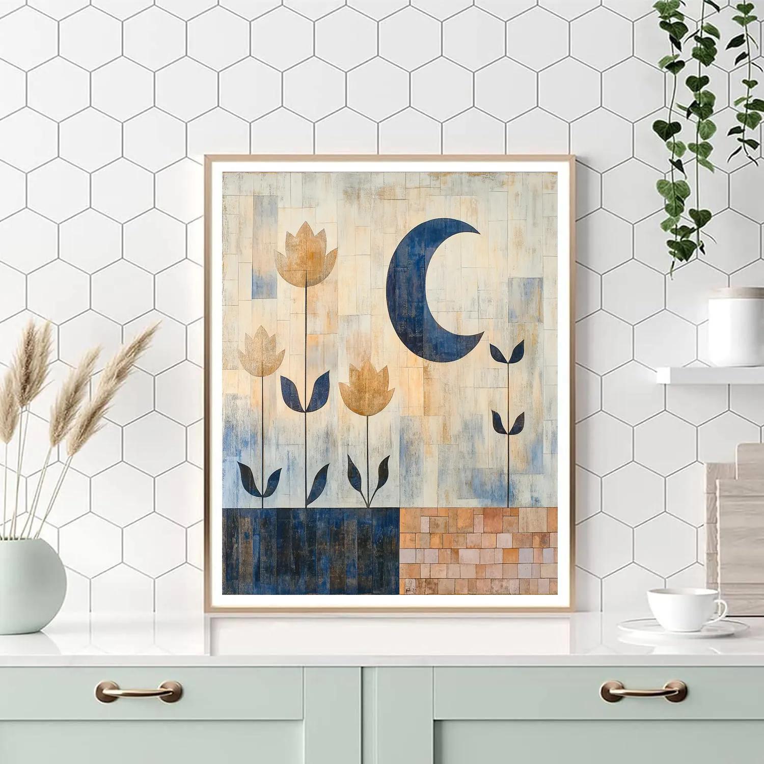 Paul Klee Inspired Moon Garden paint by numbers