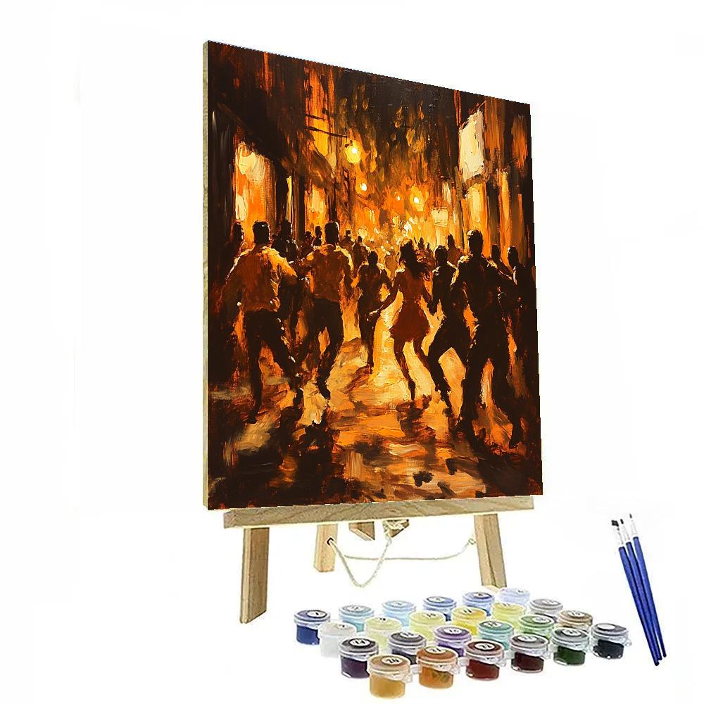 Caravaggio Inspired Market Brawl Paint by numbers art