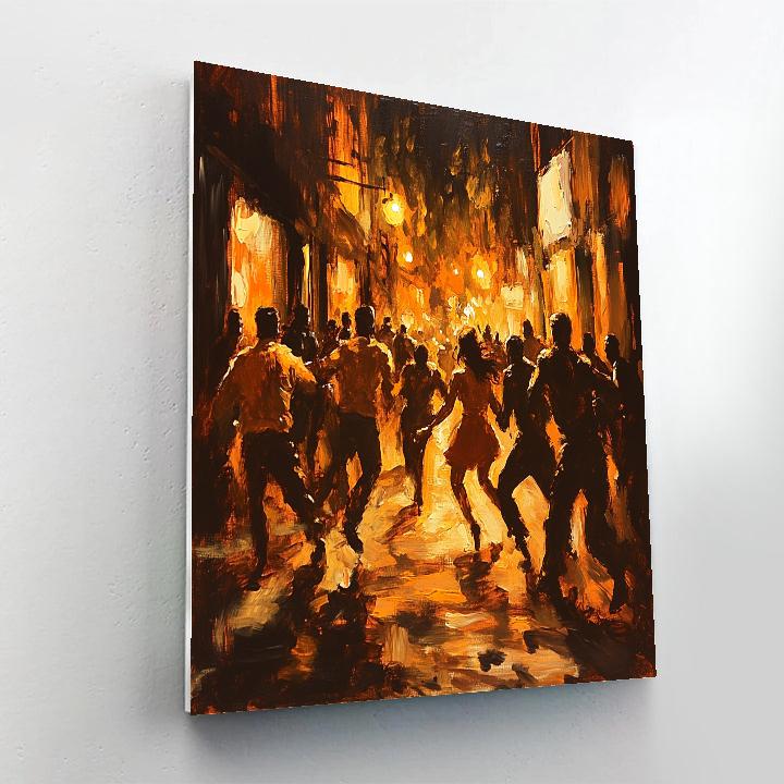 Caravaggio Inspired Market Brawl Paint by numbers art