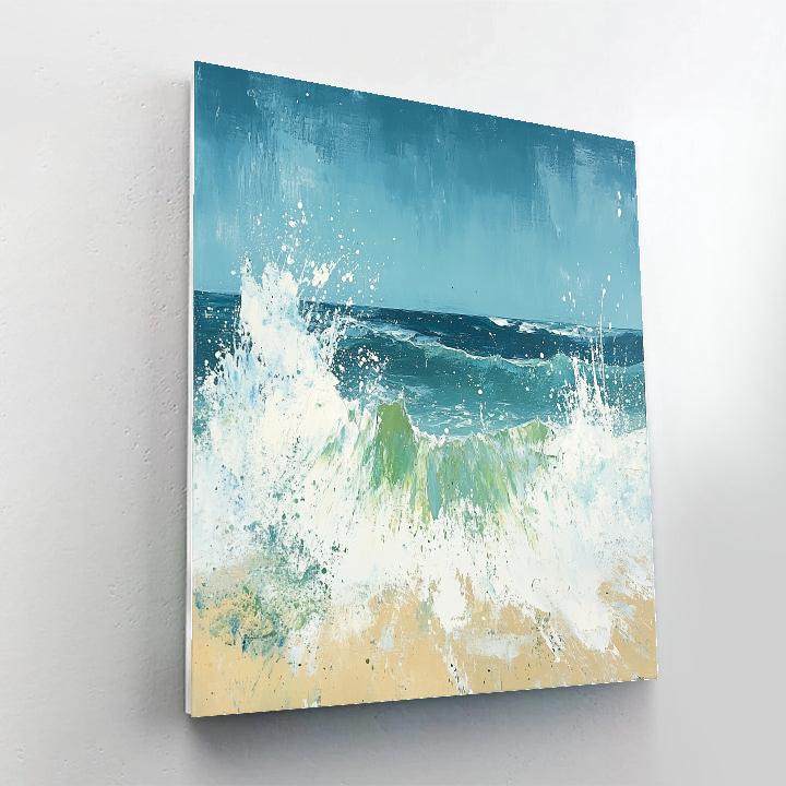 Jackson Pollock Inspired Surf painting number kit