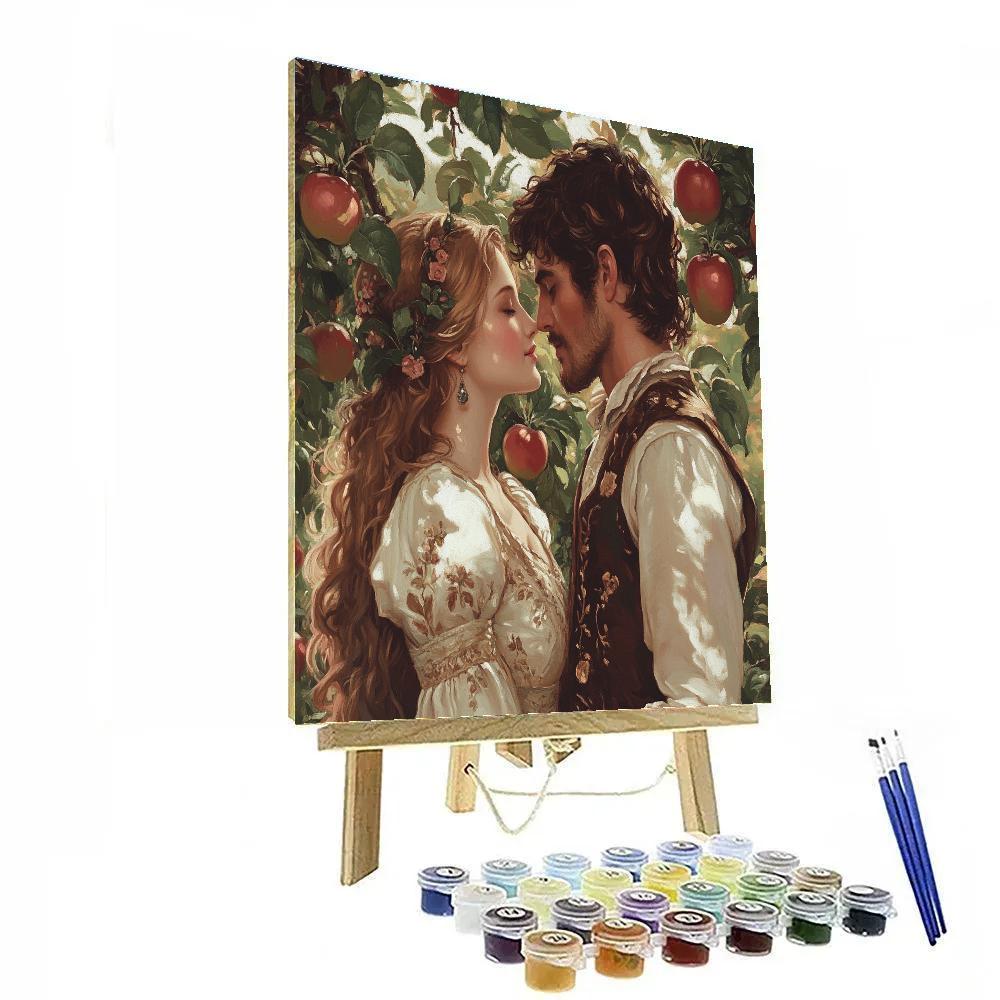 John Everett Millais Inspired Orchard Lovers Painting by numbers kit