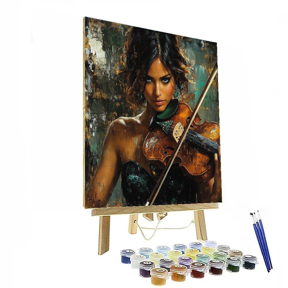 John Singer Sargent Inspired Violinist Numbered painting kits