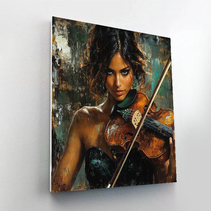 John Singer Sargent Inspired Violinist Numbered painting kits