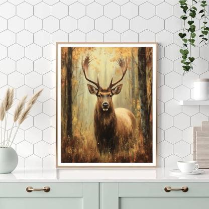 Edwin Landseer Inspired Gentle Stag painting number kit