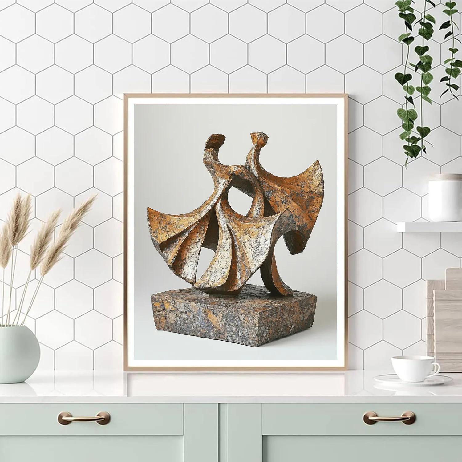 Auguste Rodin Inspired Dancers Number painting