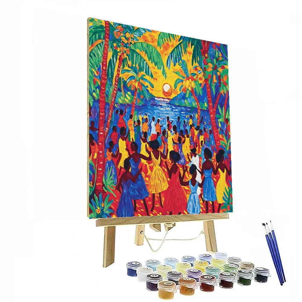 Henri Matisse Inspired Festival Celebration painting number kit