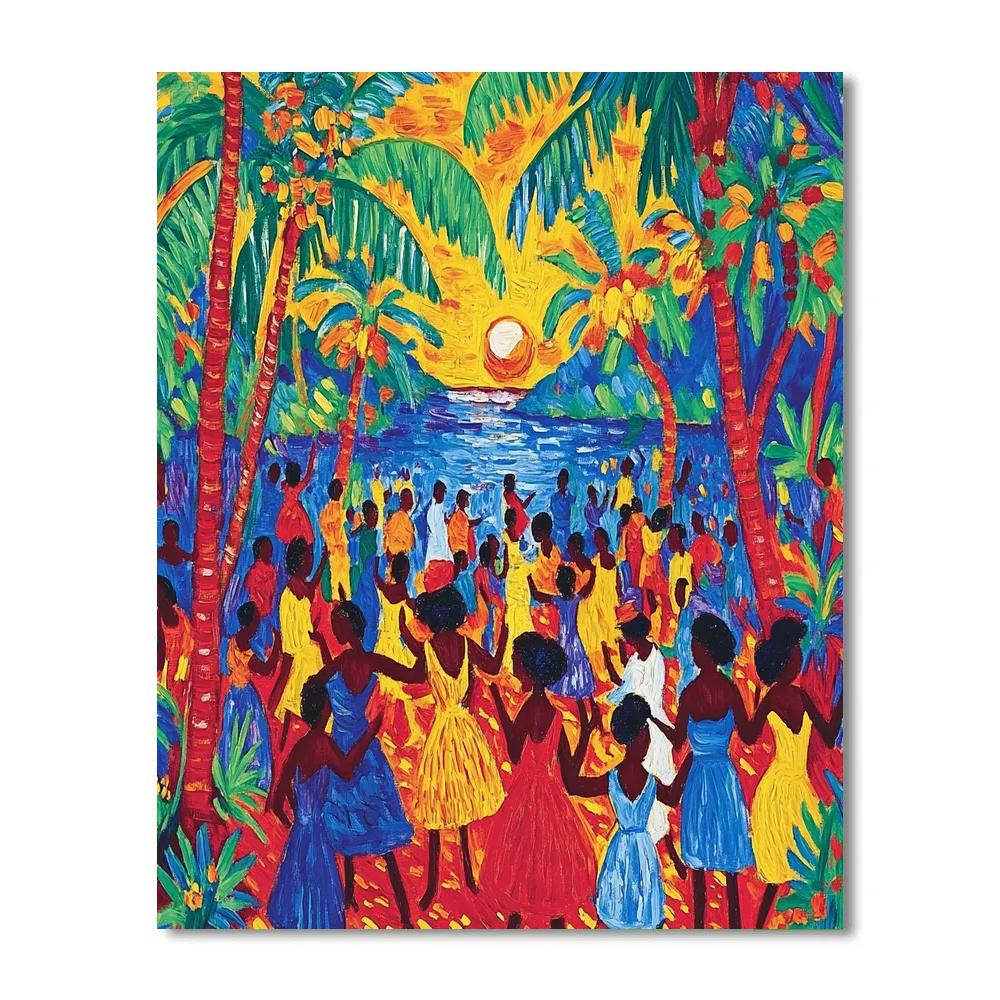 Henri Matisse Inspired Festival Celebration painting number kit