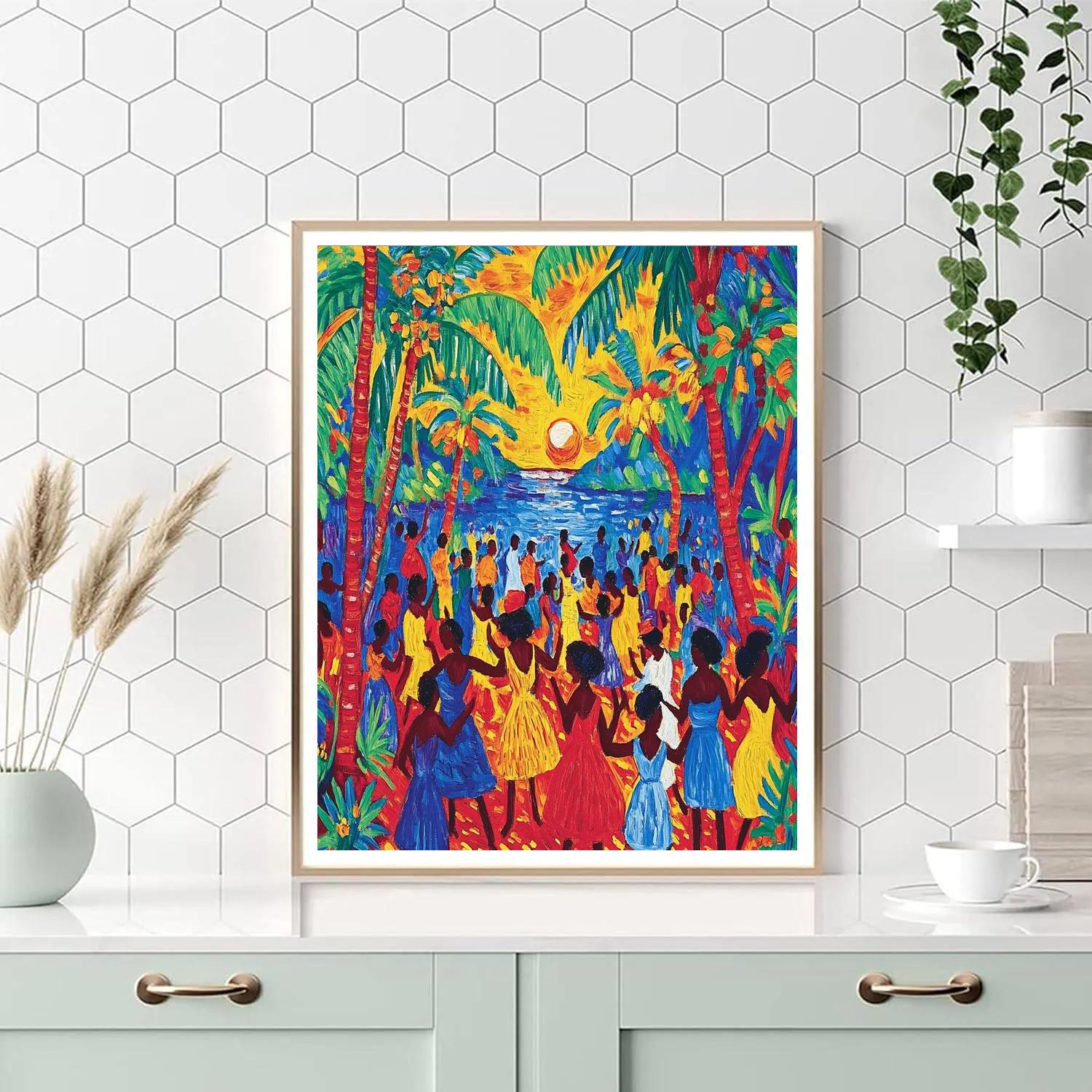 Henri Matisse Inspired Festival Celebration painting number kit