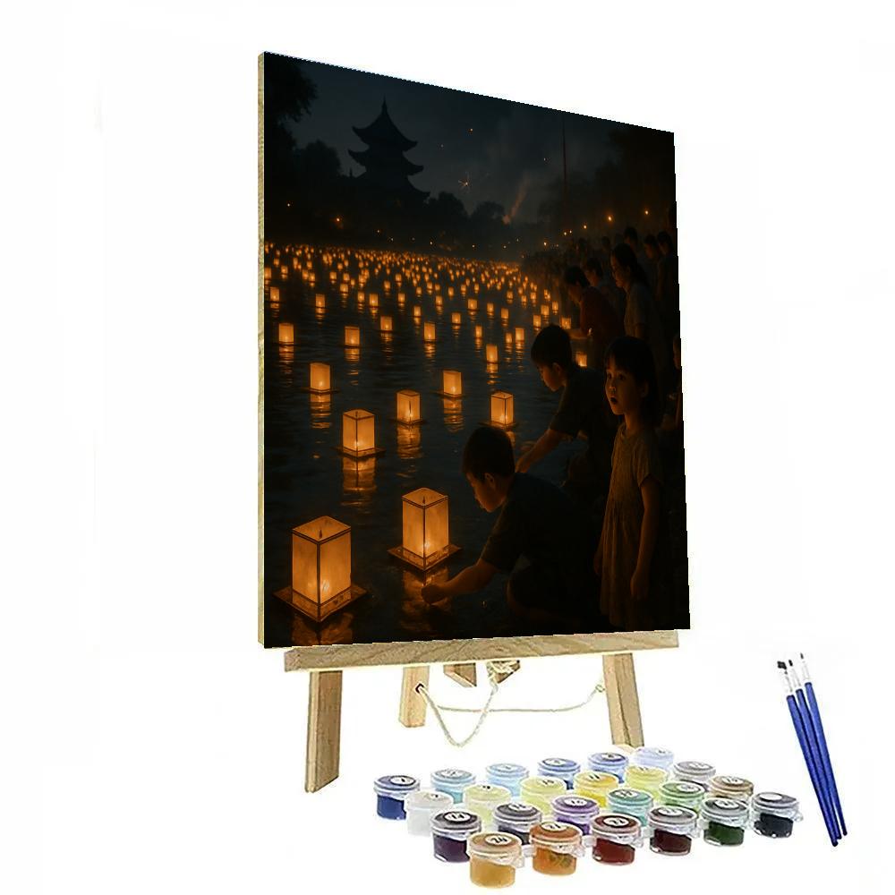 Lantern Festival Night Release paint by number