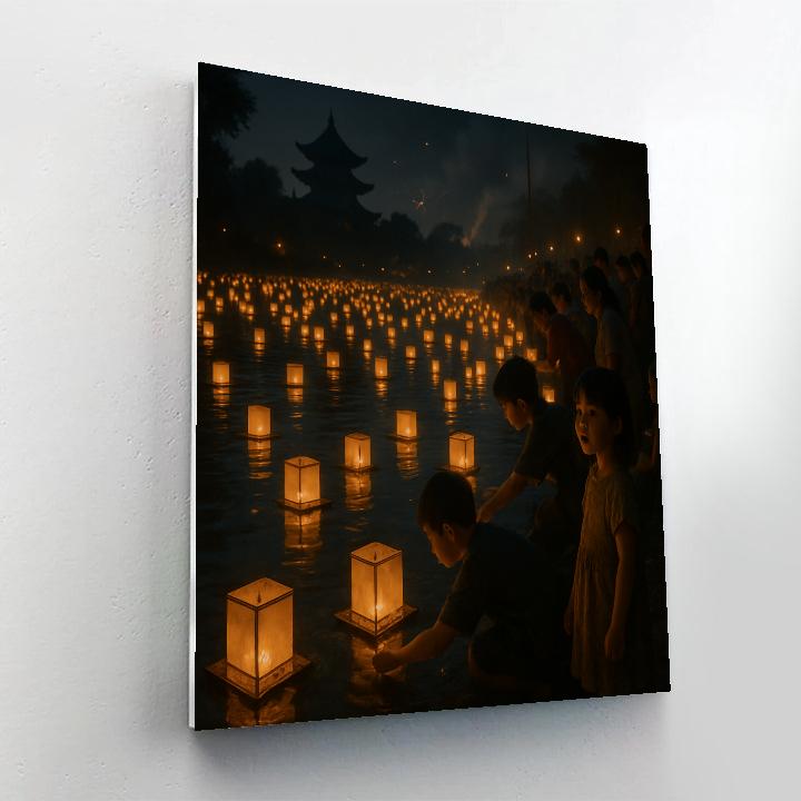 Lantern Festival Night Release paint by number