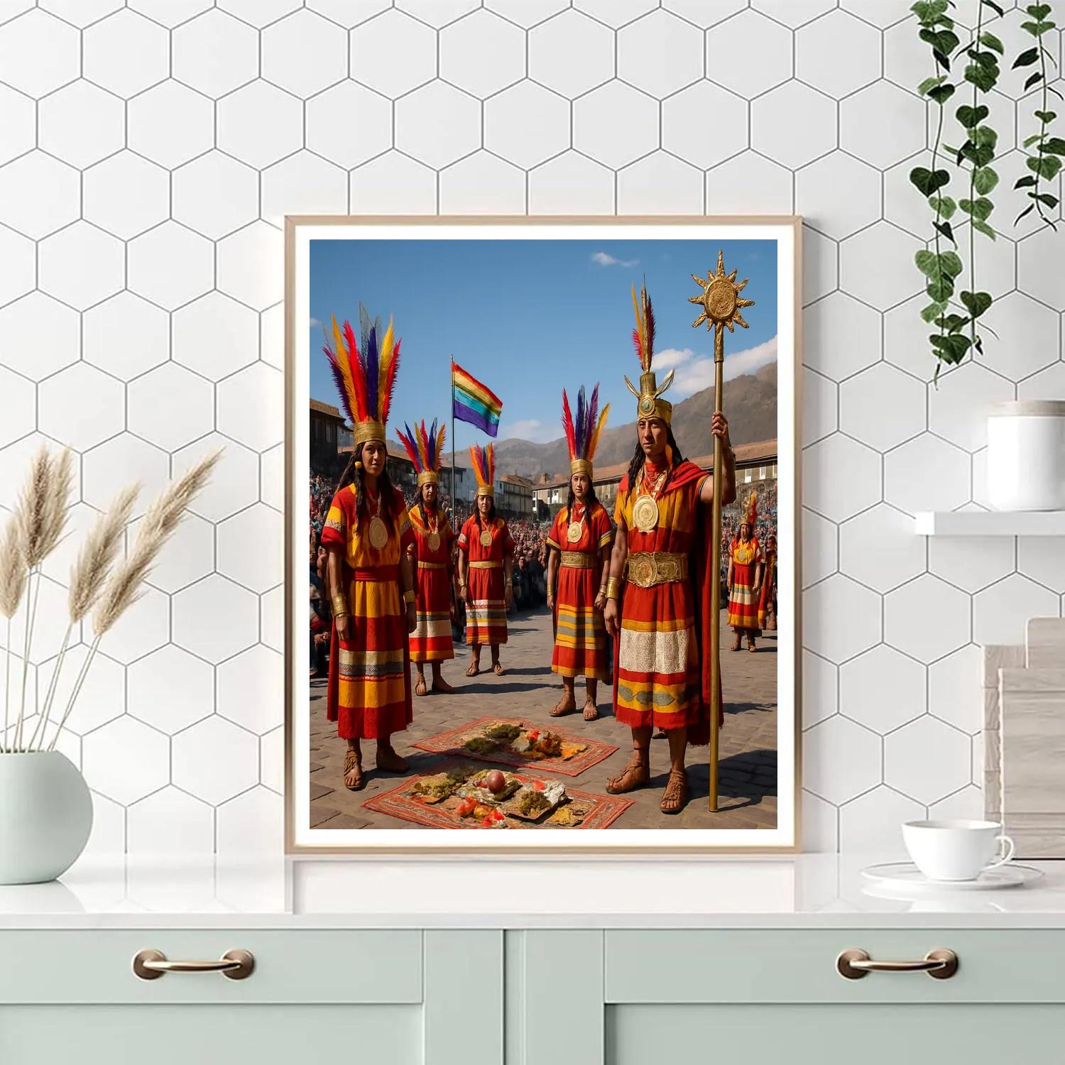 Inti Raymi Festival At Cusco Plaza Paint by numbers kits