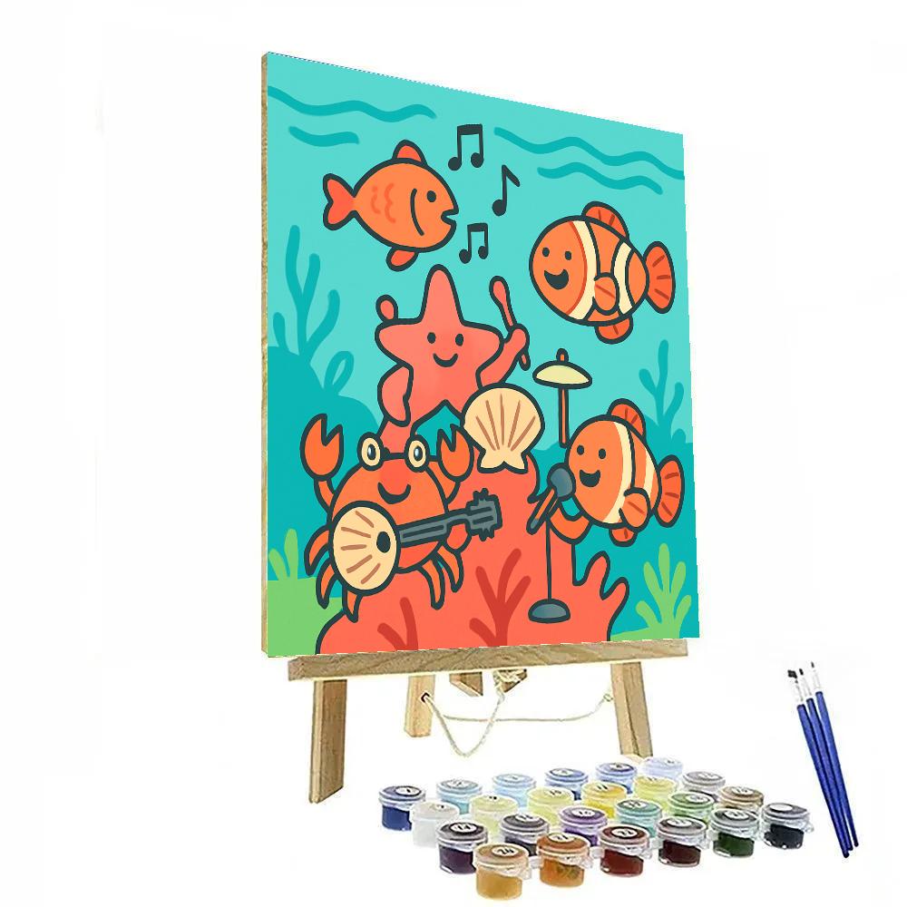 Comet Coral Concert paint by color