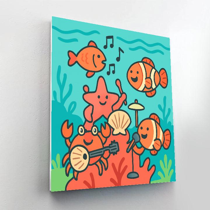 Comet Coral Concert paint by color