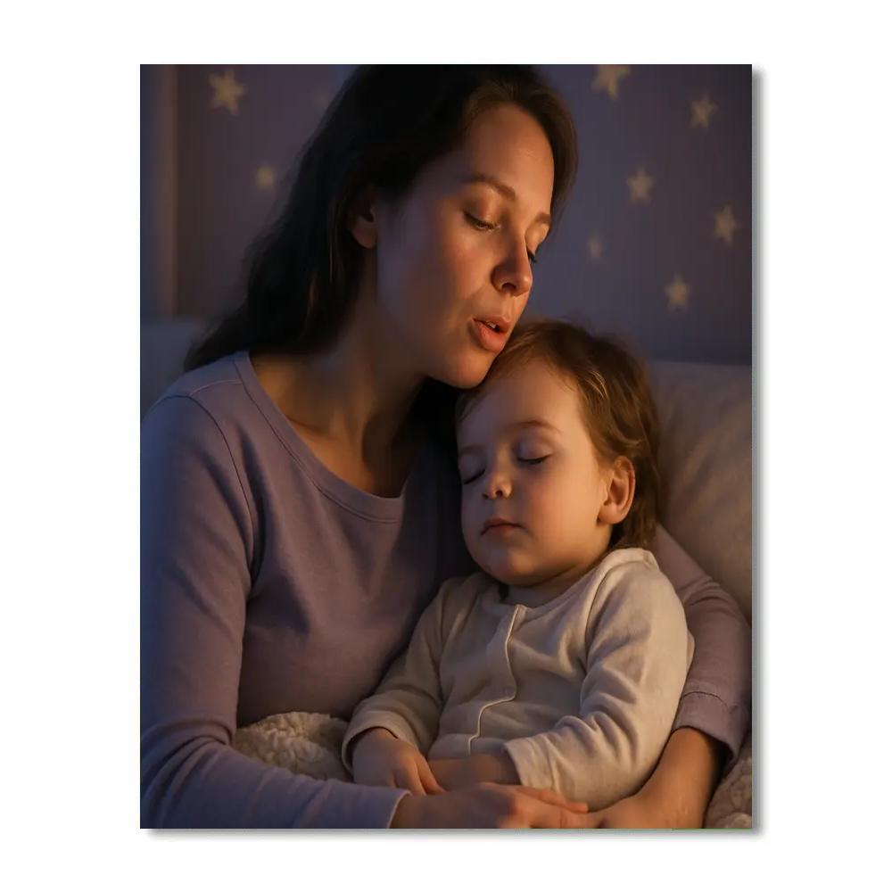 Quiet Bedtime Lullaby Paint by numbers kits