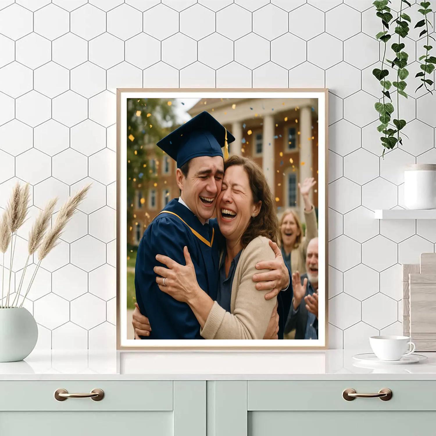 Graduation Pride Embrace paint by number
