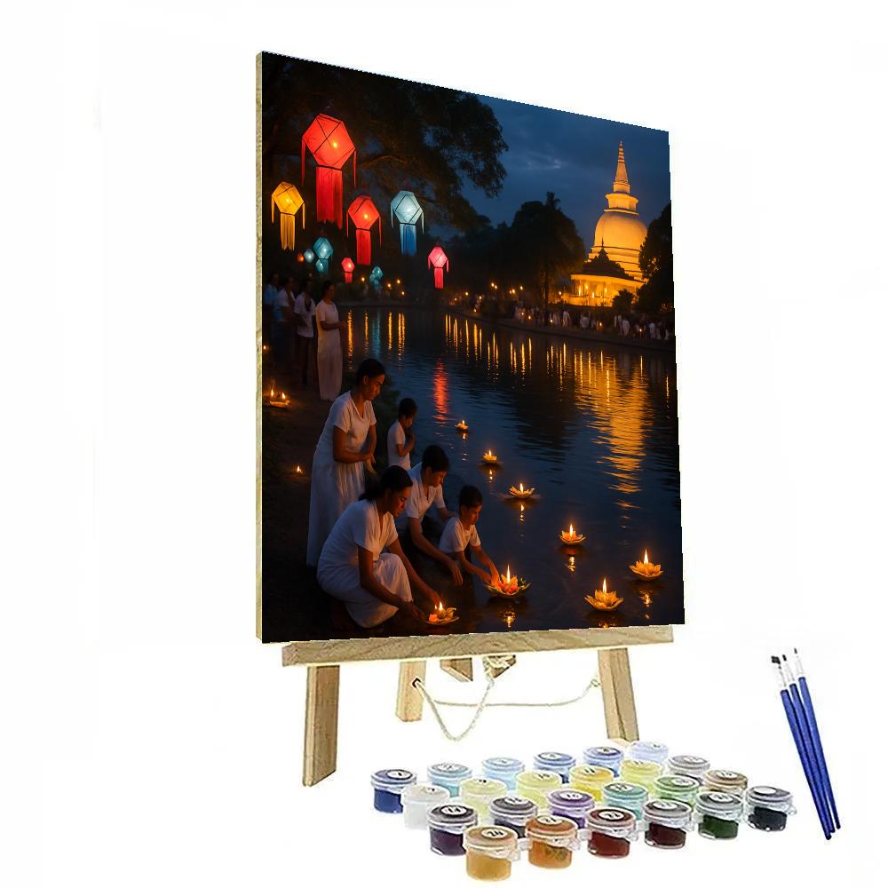 Vivid Vesak Celebrations paint by color
