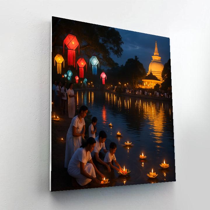 Vivid Vesak Celebrations paint by color