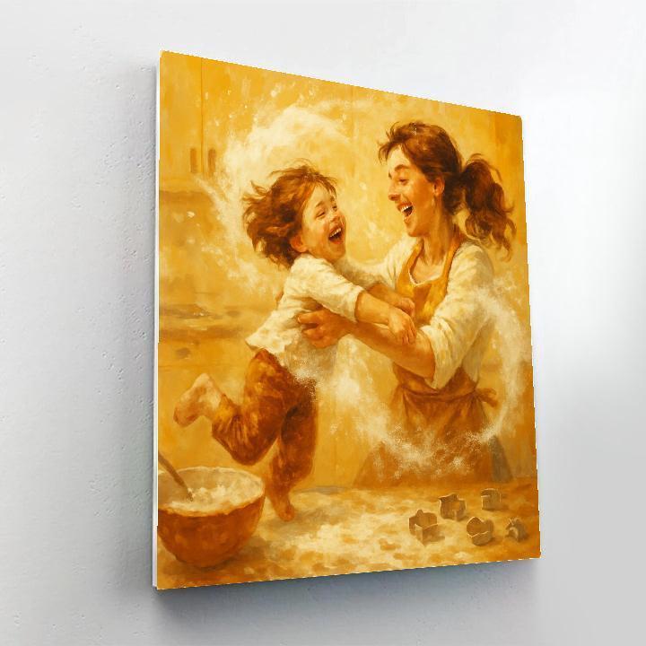 Kitchen Dance And Flour Snow DIY paint by numbers