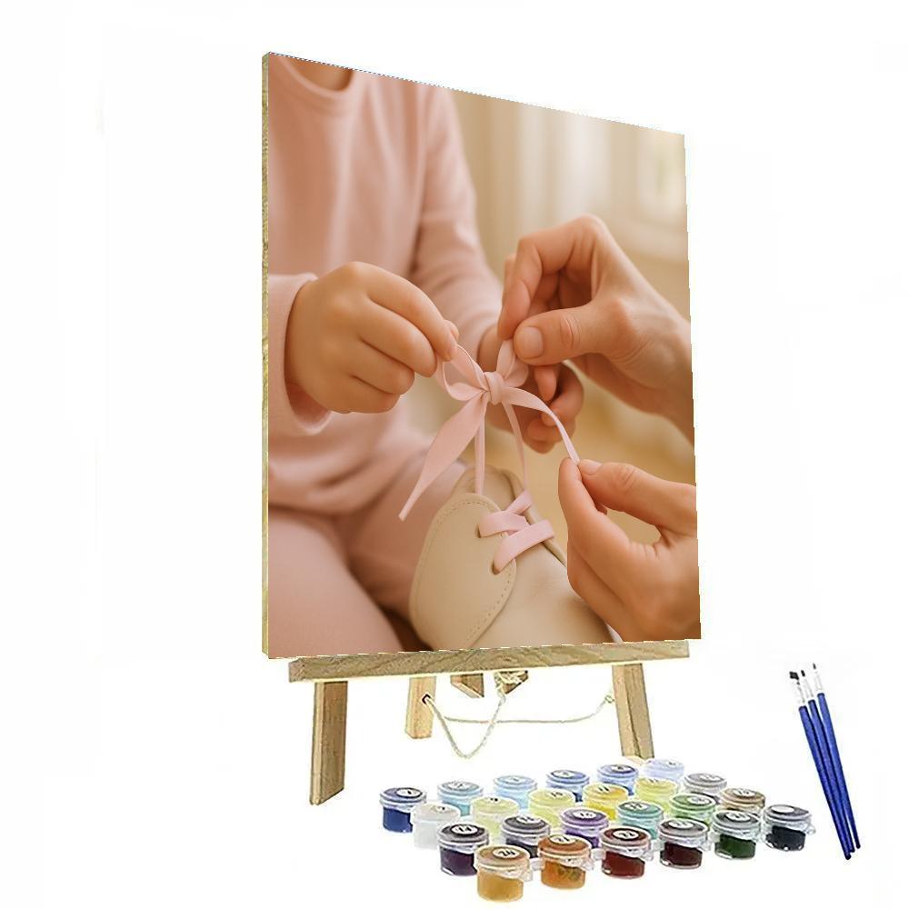 Learning To Tie A Bow Numbered painting kits