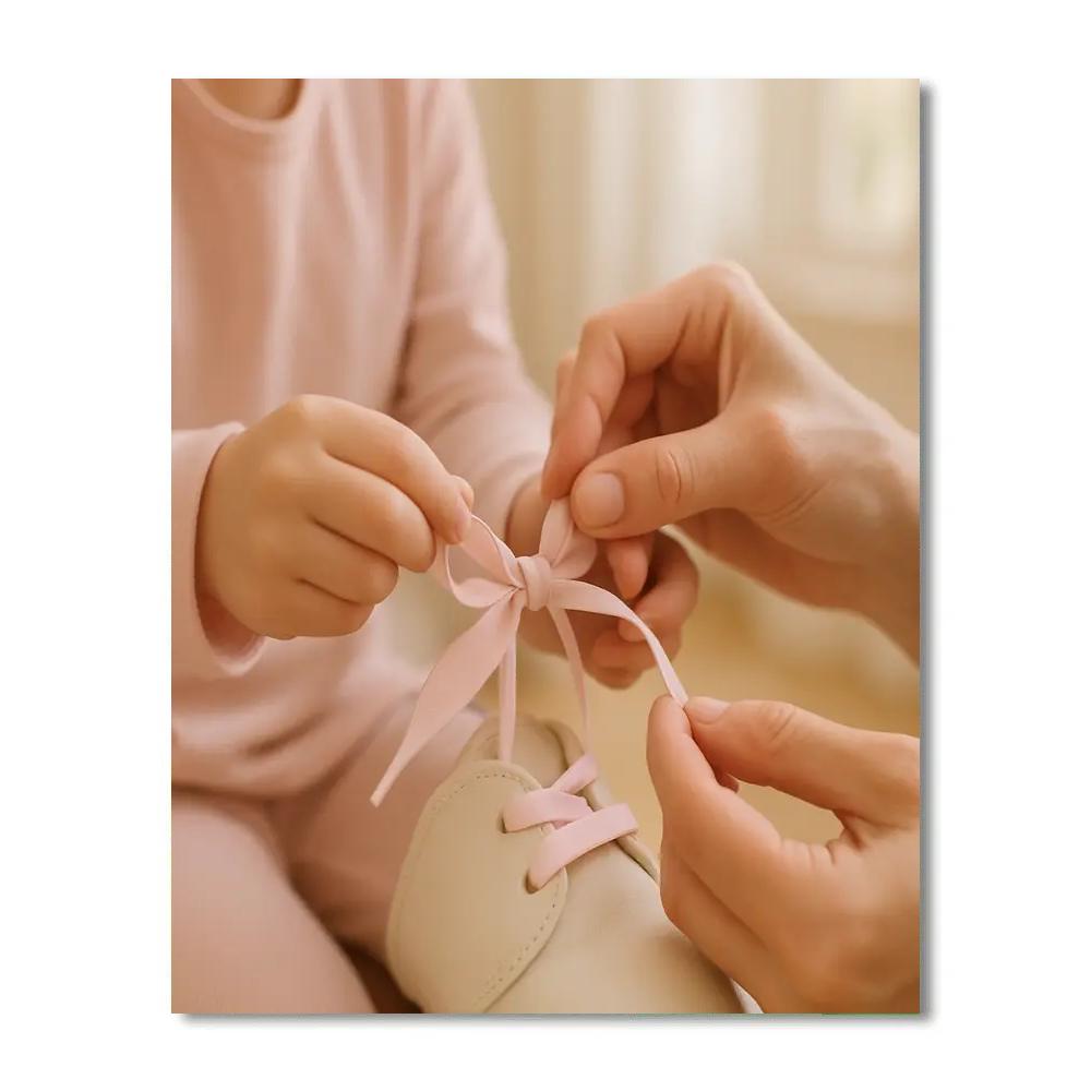 Learning To Tie A Bow Numbered painting kits