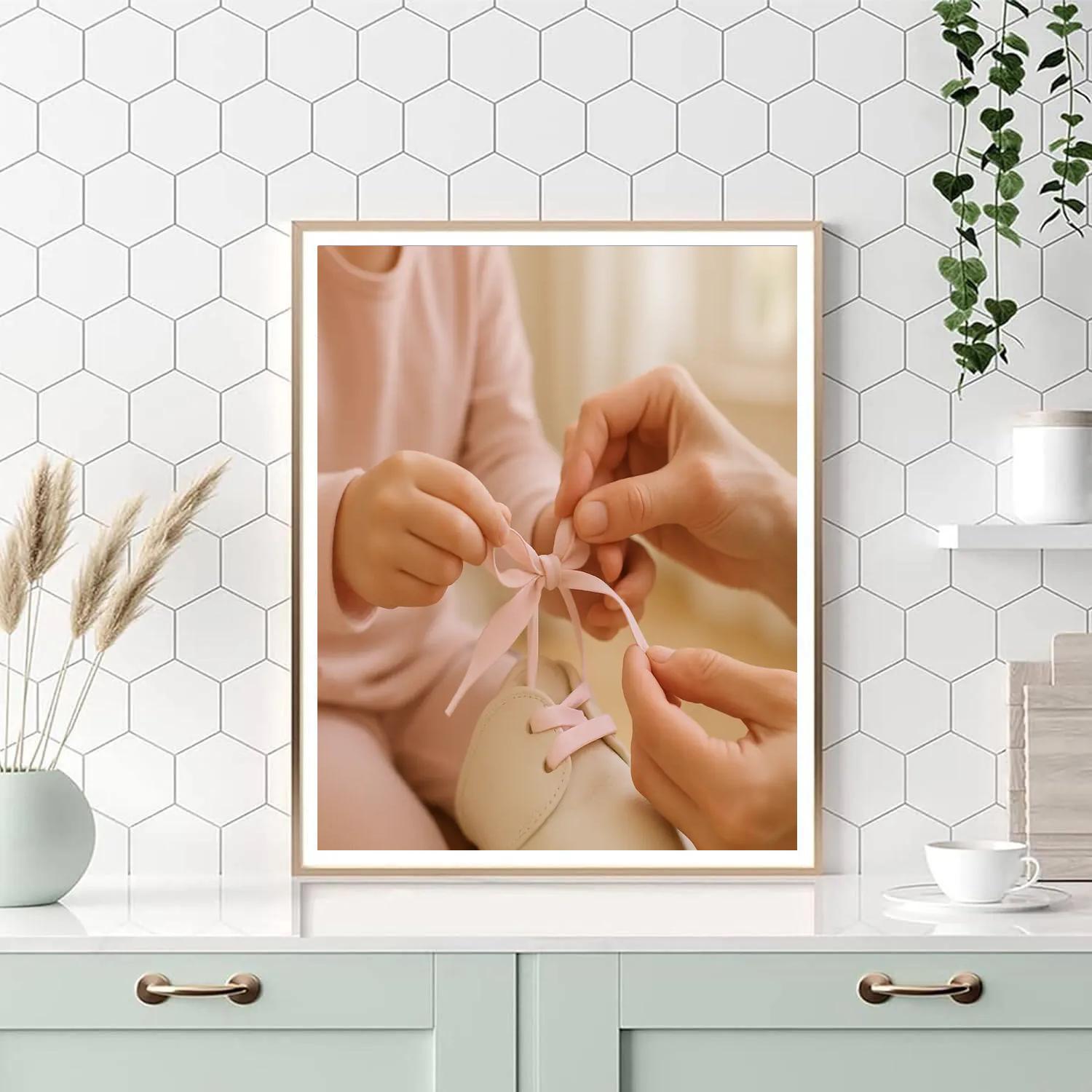 Learning To Tie A Bow Numbered painting kits