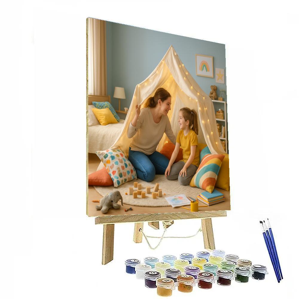 DIY Fort Building And Giggles Numbered painting kits