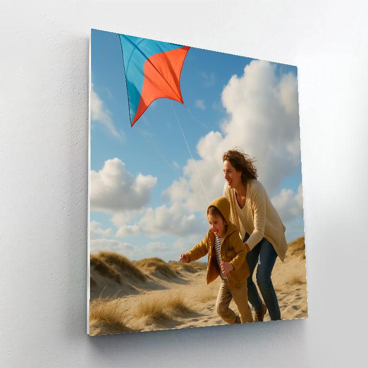 Teaching To Fly A Kite paint by numbers