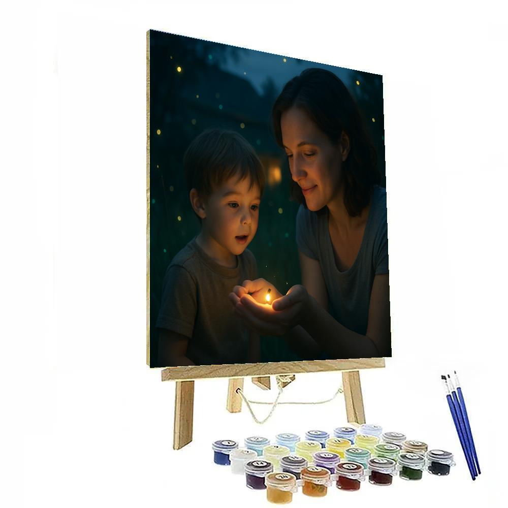 Teaching To Catch Fireflies paint by color